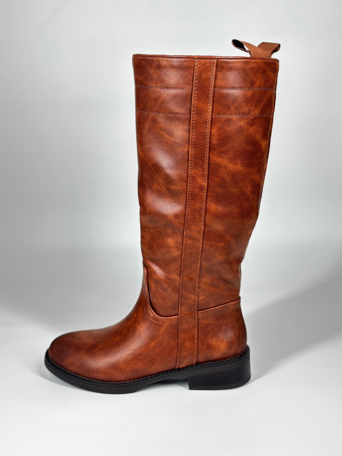 Stivali al Ginocchio - Marrone Cognac