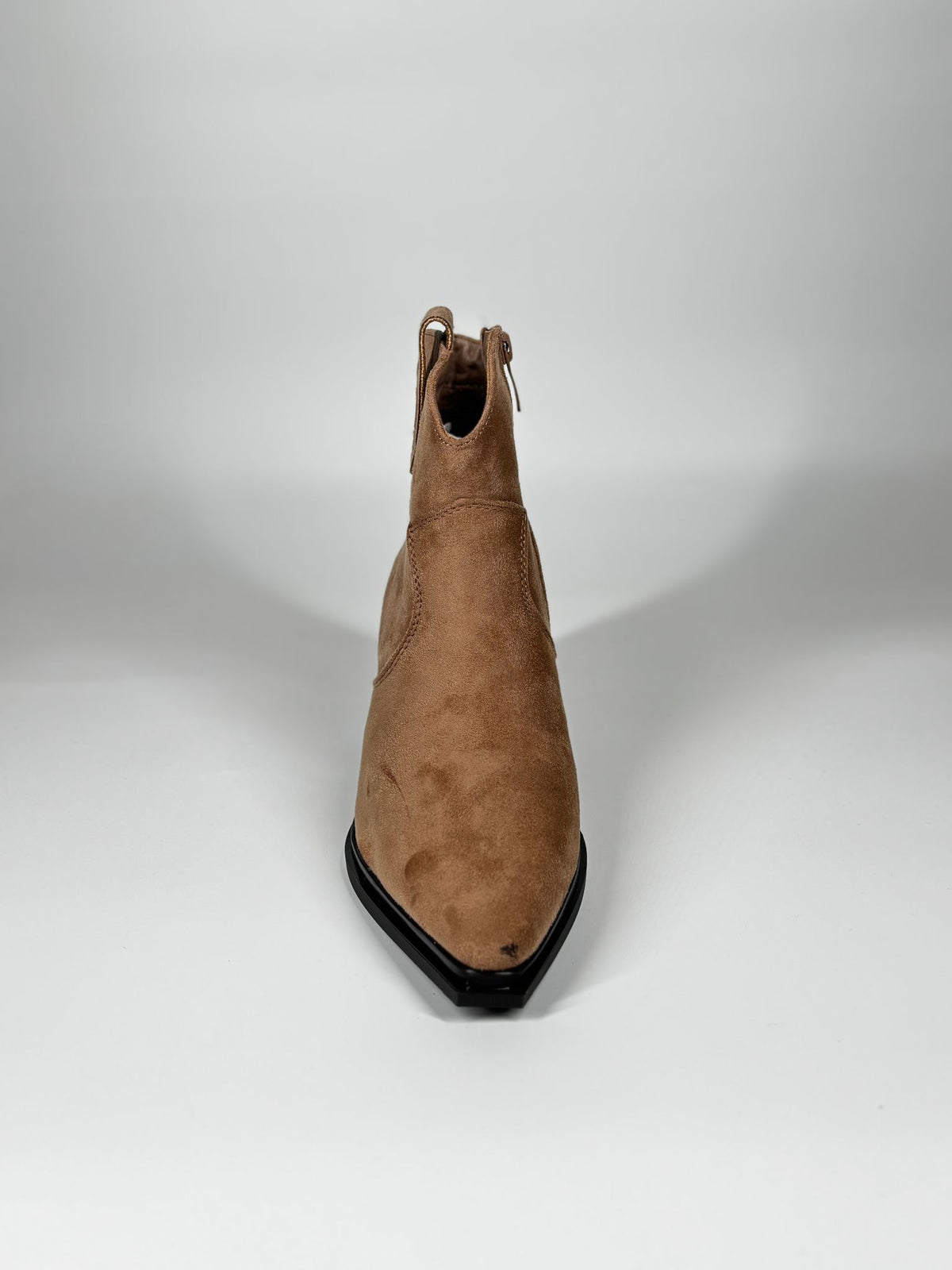 Stivaletto Texano in Simil-Camoscio - Cammello