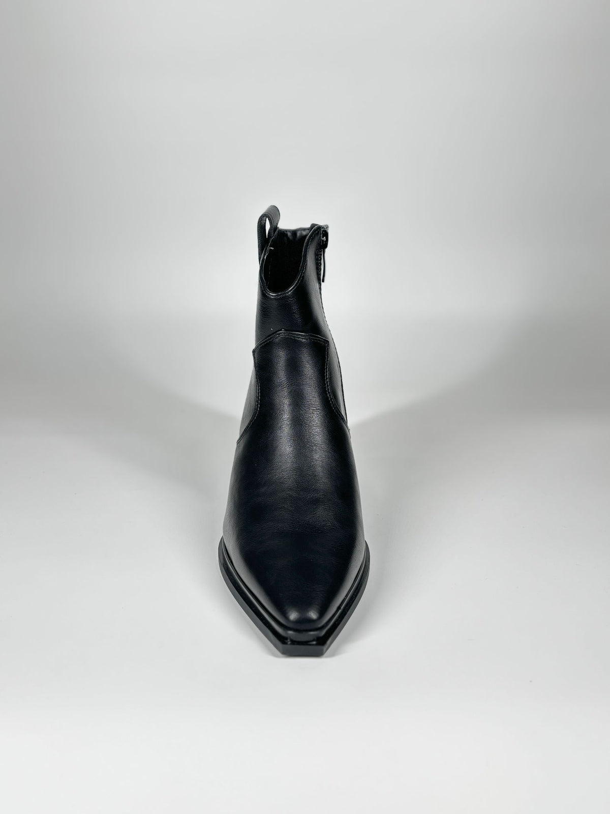 Stivaletto Texano in Ecopelle - Nero