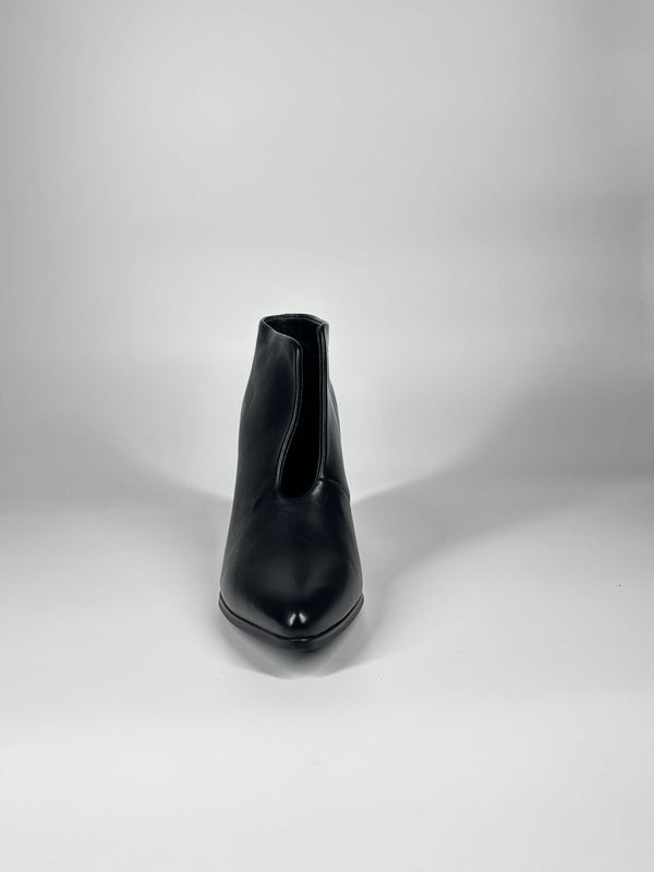 Tronchetto con scollo a V - Nero