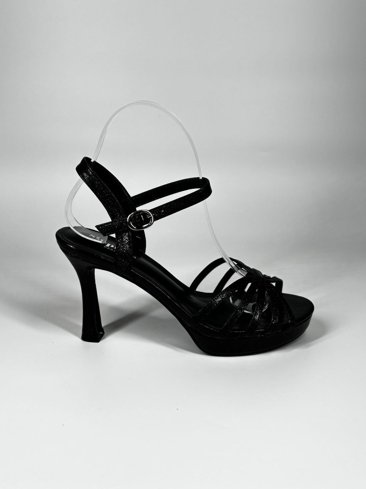 Sandalo con Plateau -Nero
