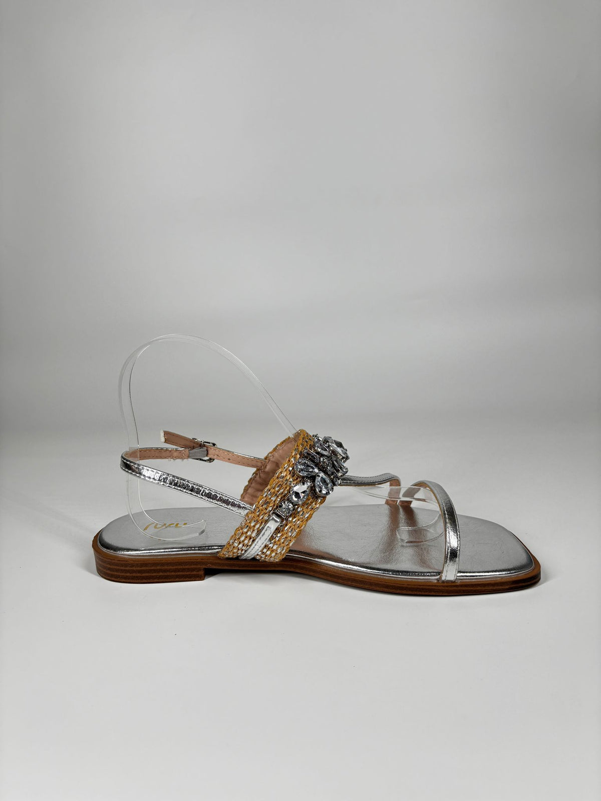 Sandalo Flat - Argento