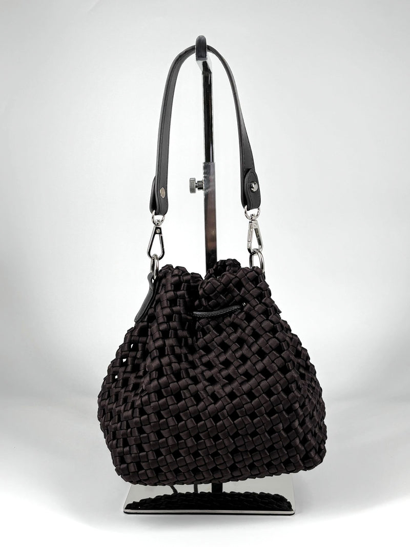 Mini borsa a secchiello -  Marrone