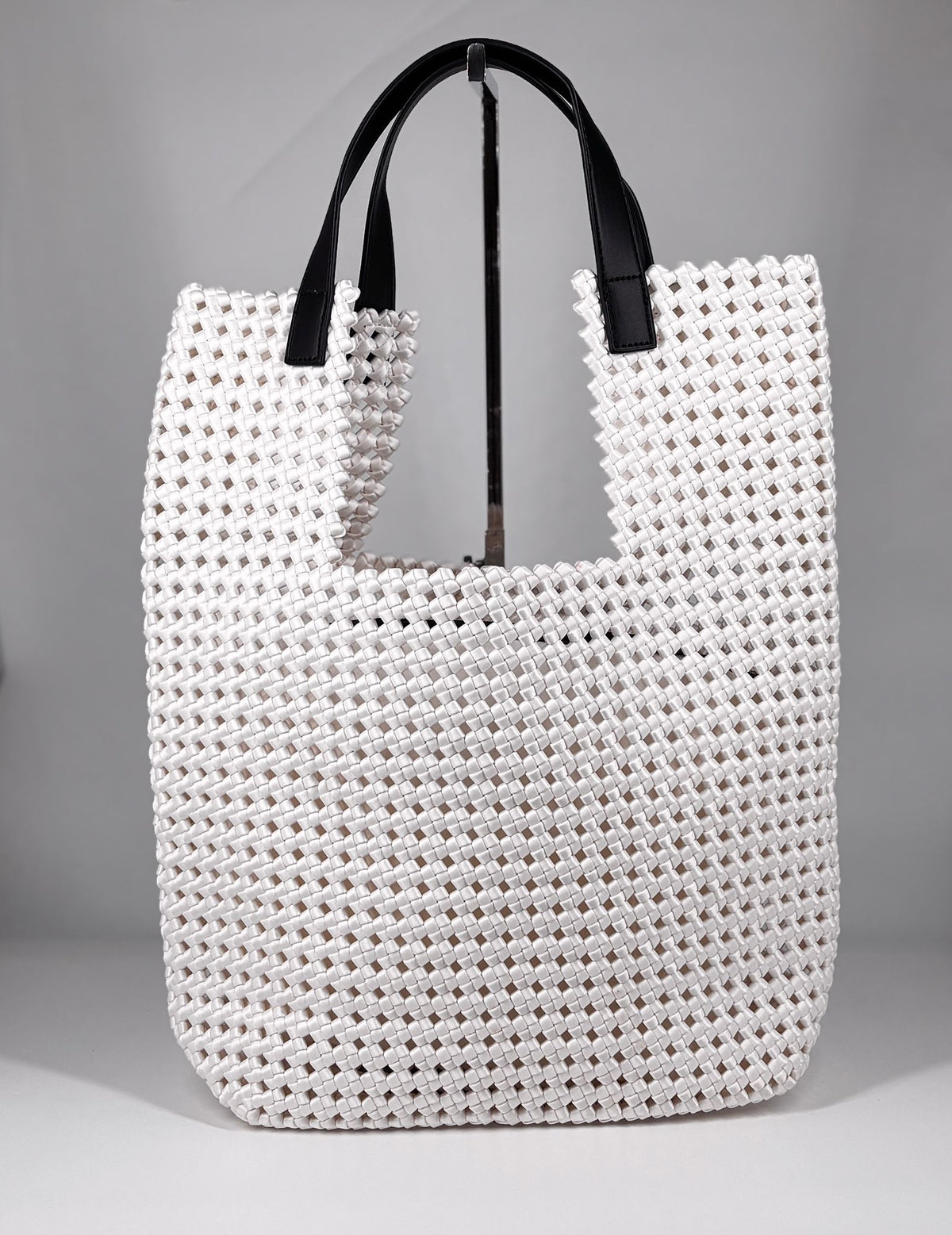Maxi Tote Bag Intrecciata – Optical White