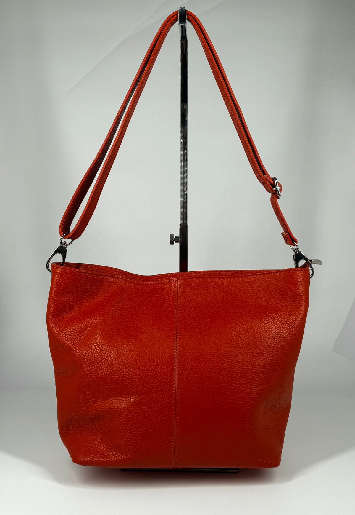Borsa In vera pelle - Arancio