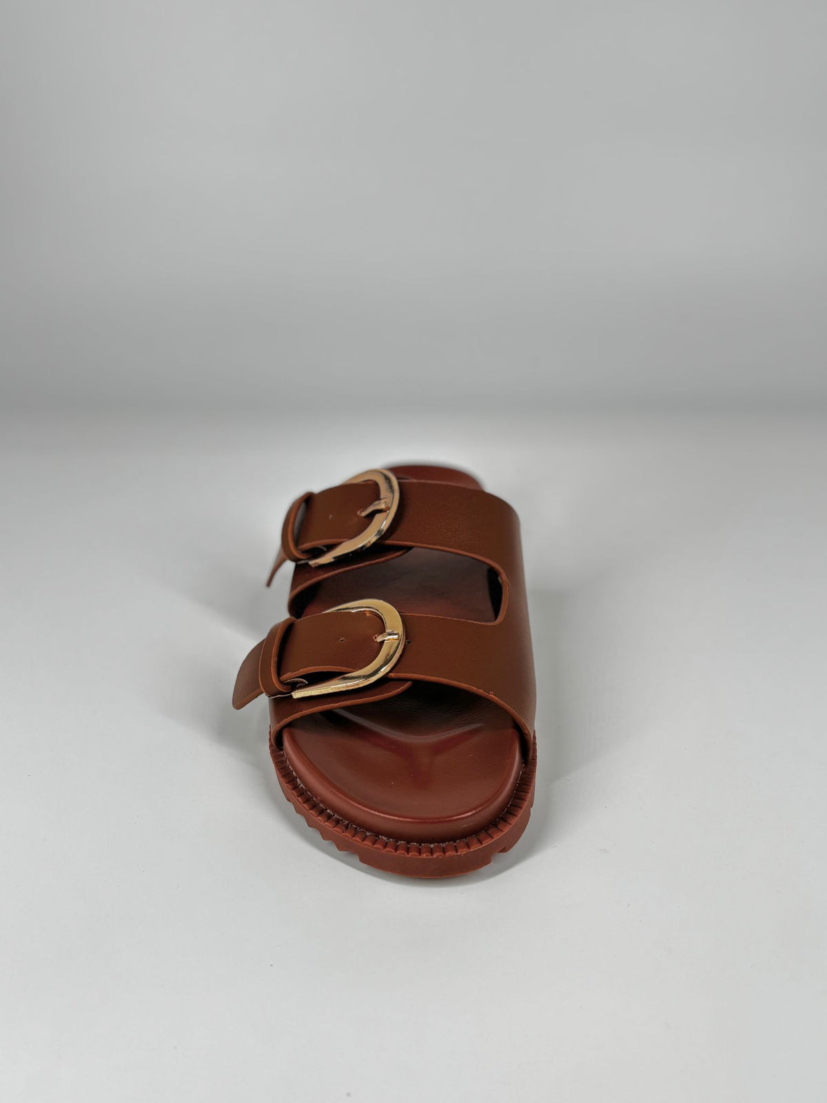 Sandalo Gio Cellini doppia fascia – Cuoio