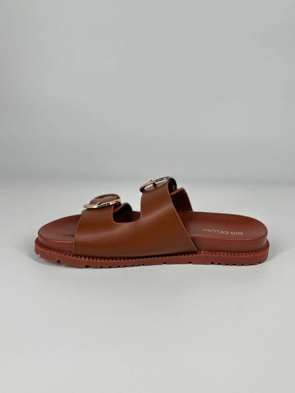 Sandalo Gio Cellini doppia fascia – Cuoio