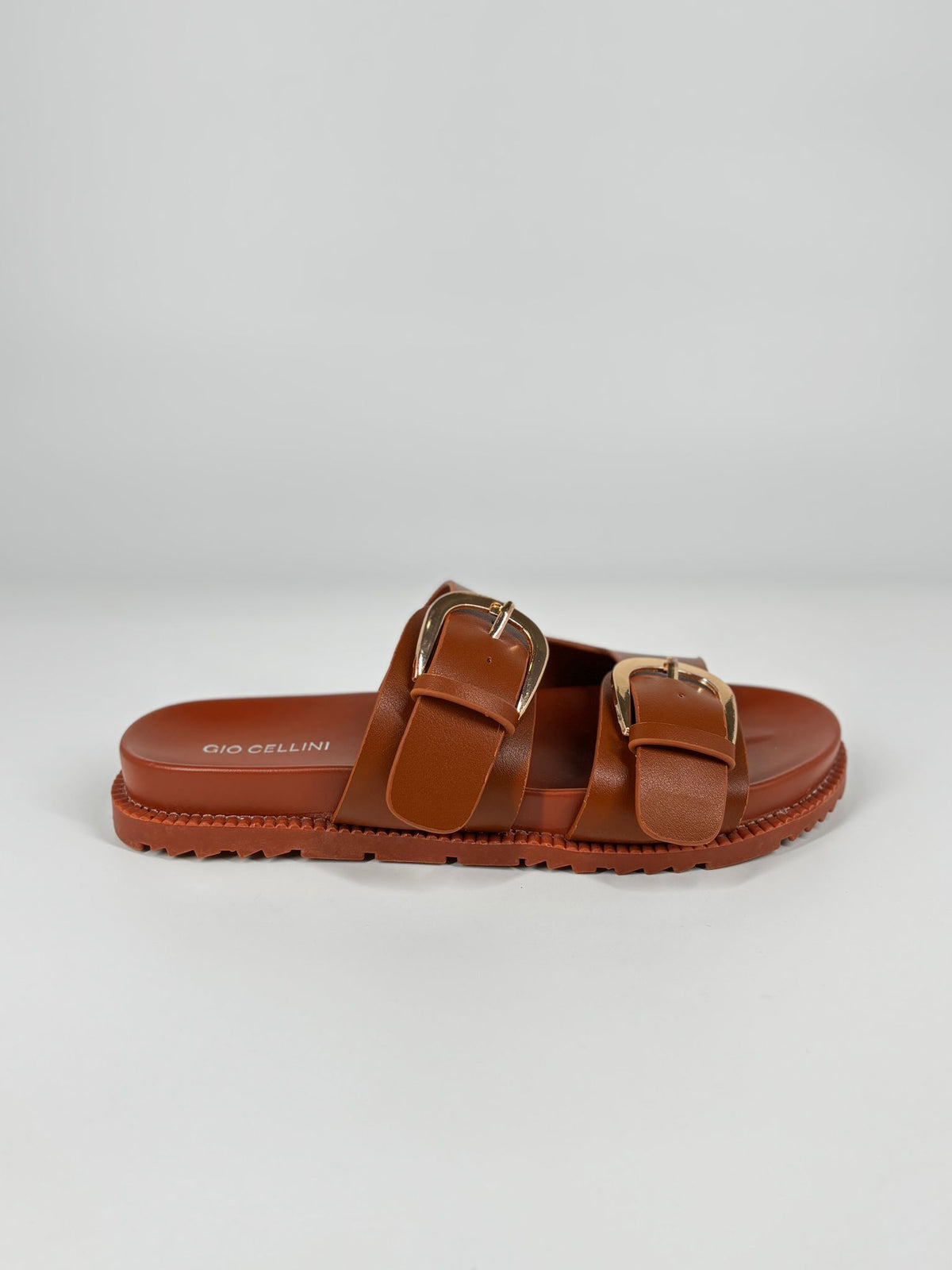 Sandalo Gio Cellini doppia fascia – Cuoio