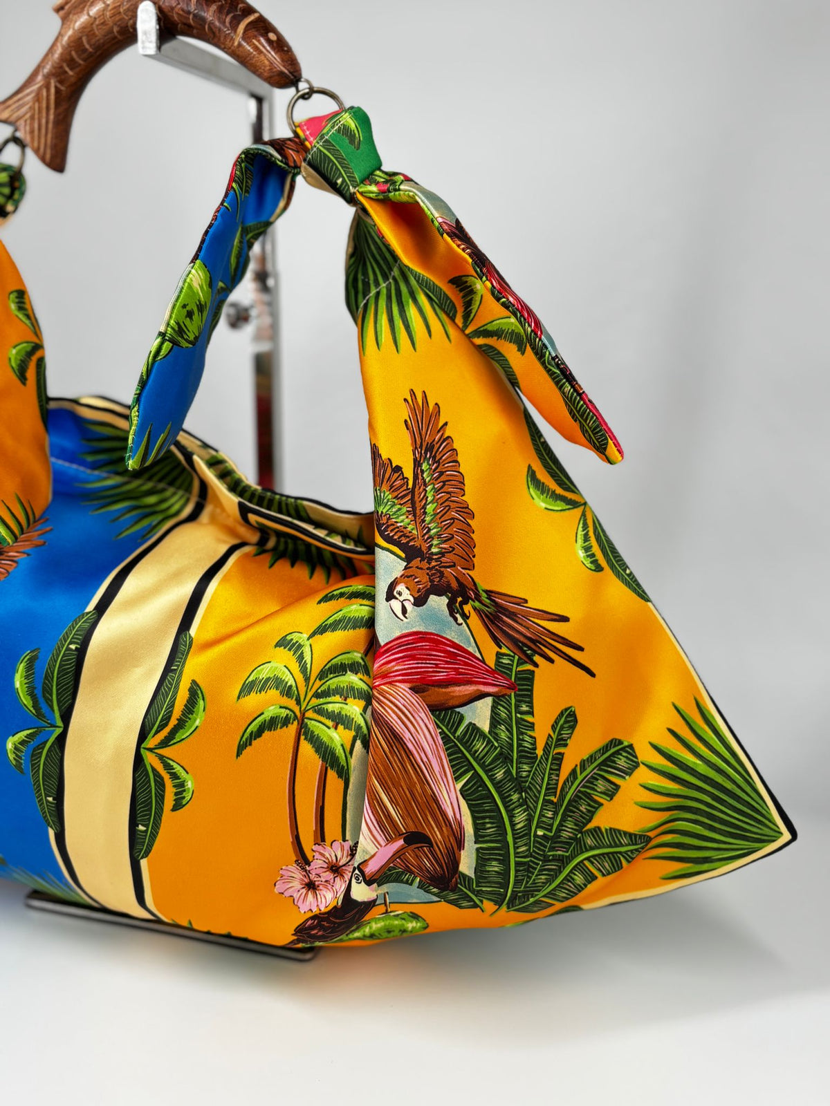 Borsa Alex Max in Raso - Tropicale