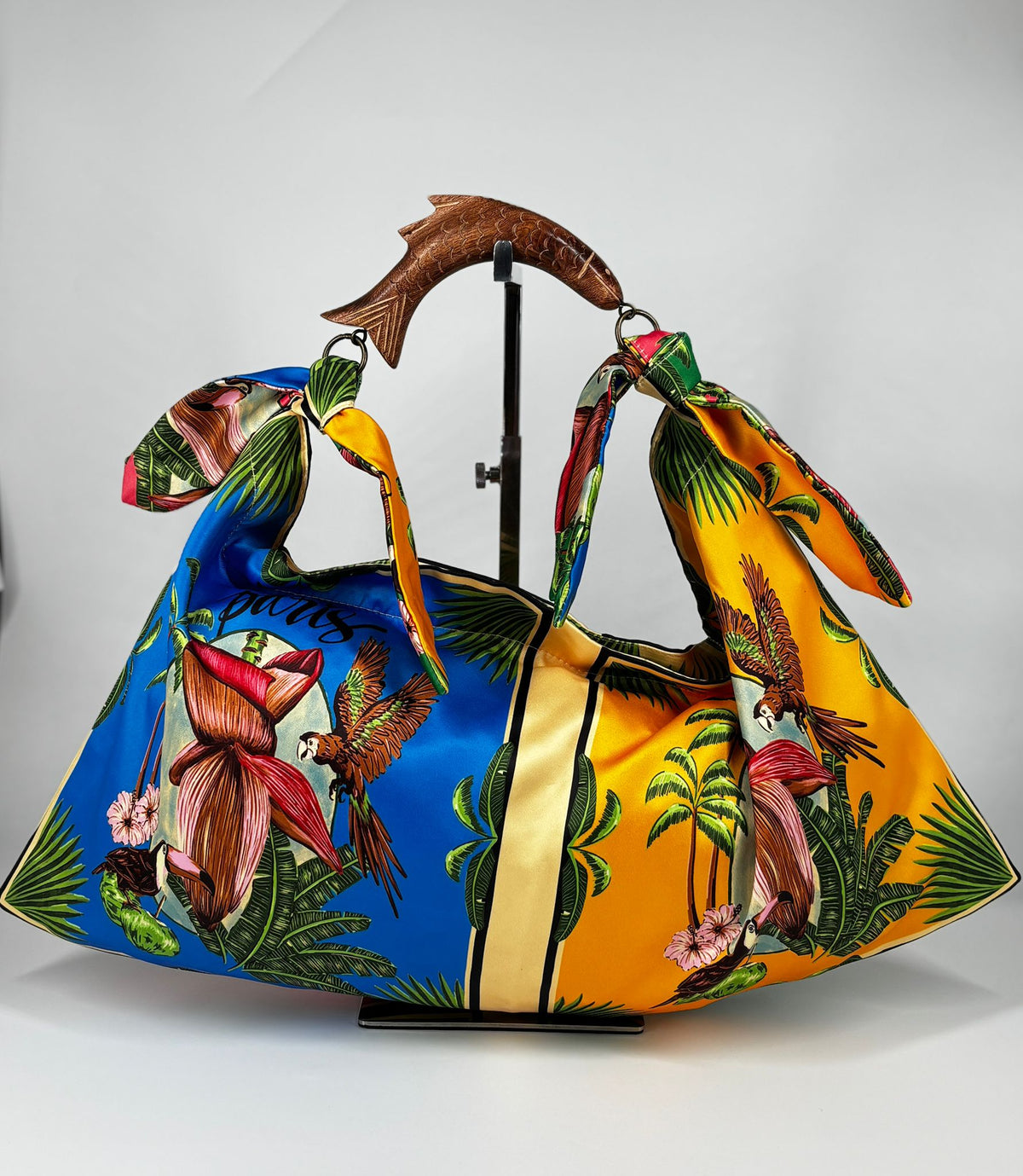 Borsa Alex Max in Raso - Tropicale