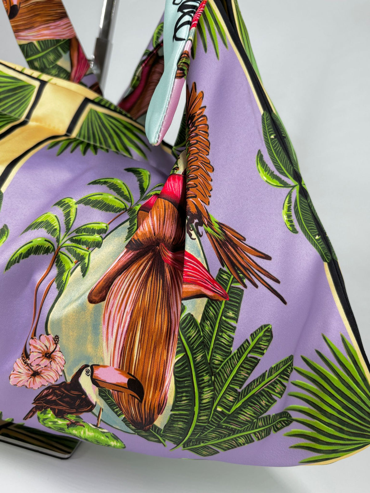 Borsa Alex Max in Raso - Tropical Pastello