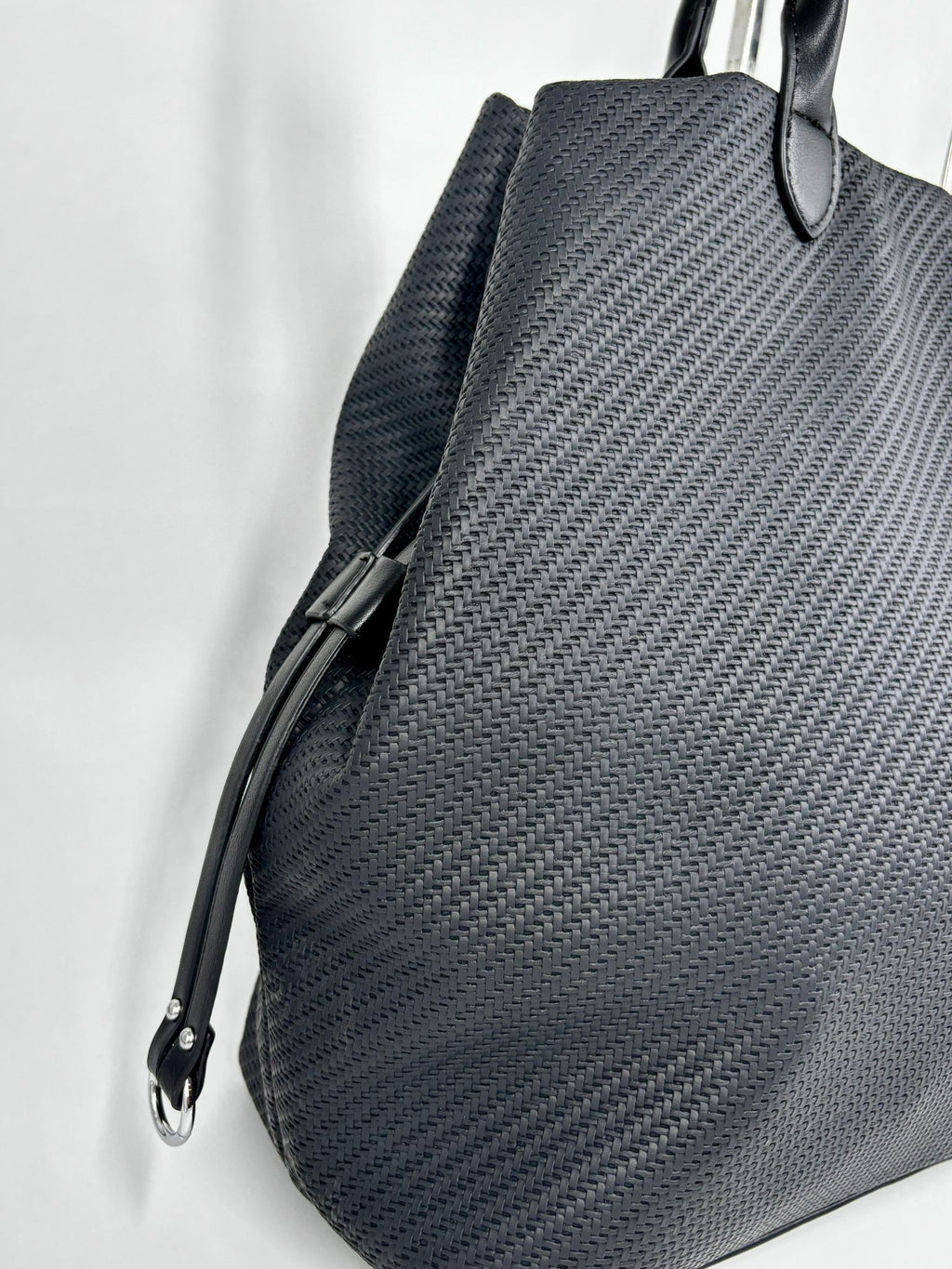 Borsa a Mano in similpelle - Nero
