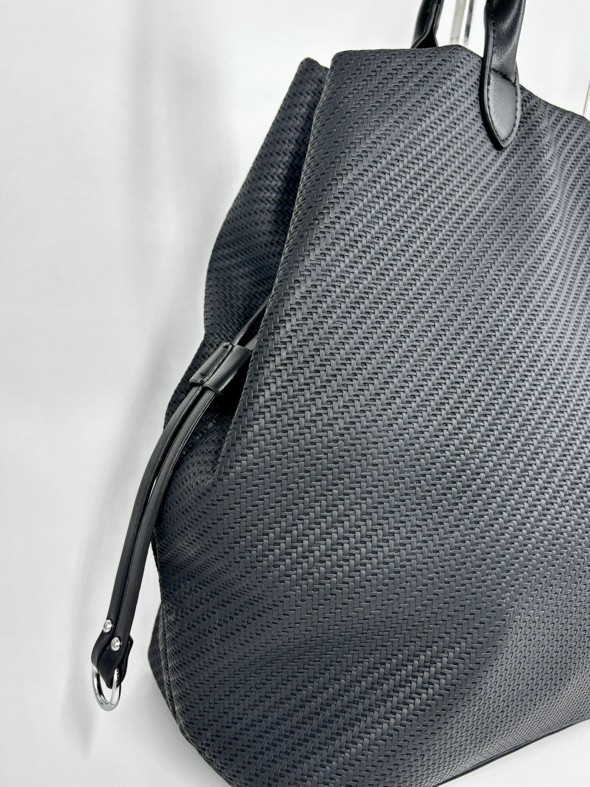 Borsa a Mano in similpelle - Nero