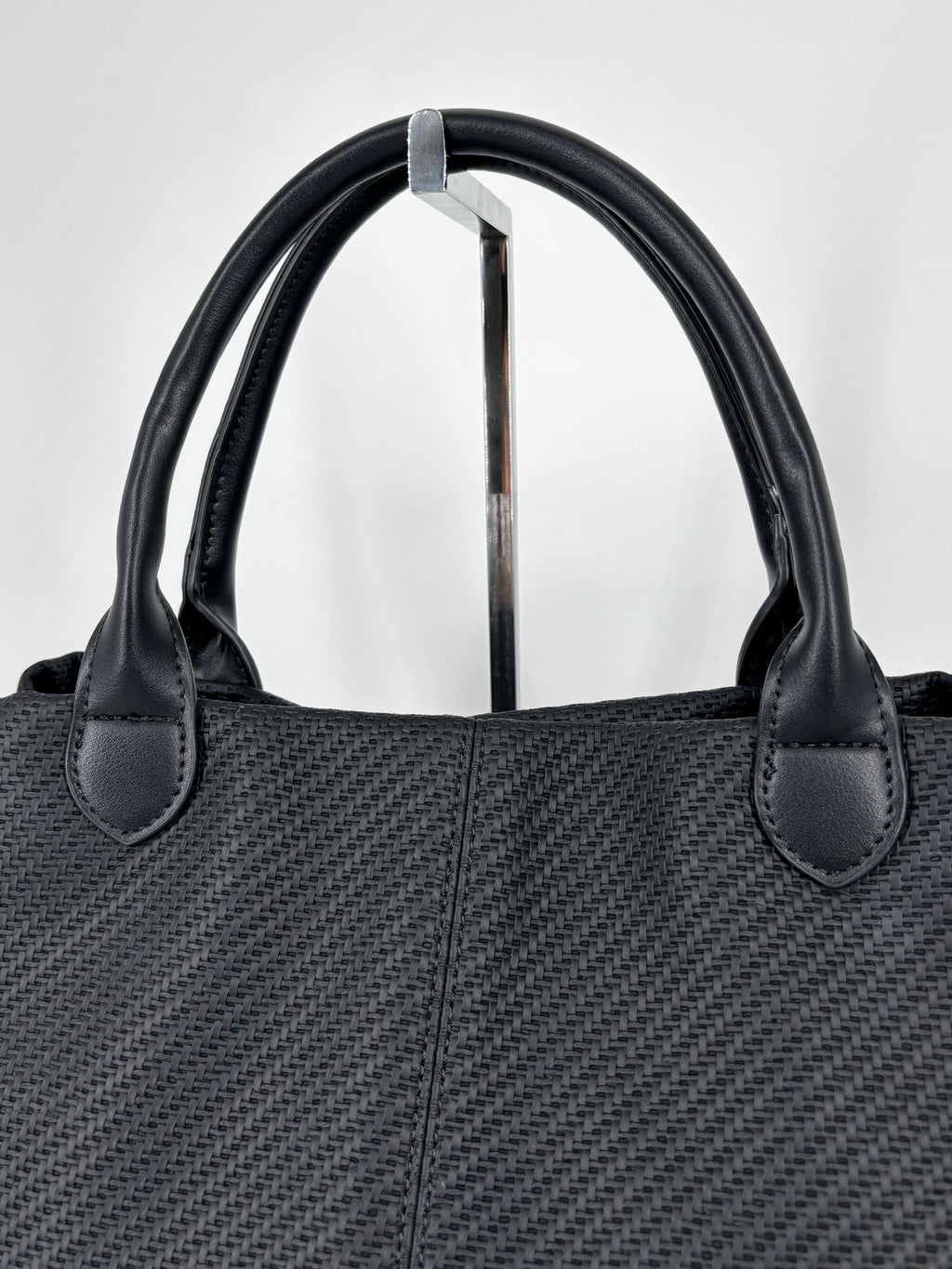 Borsa a Mano in similpelle - Nero