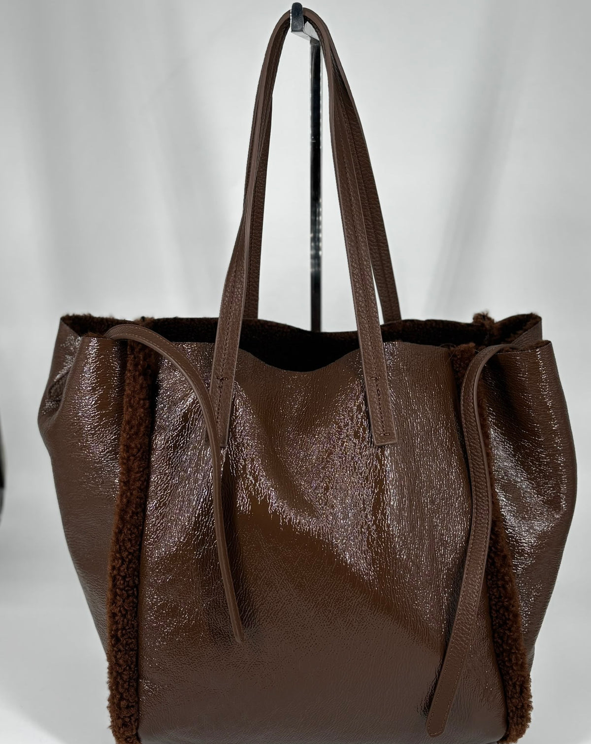 Shopper teddy - Marrone