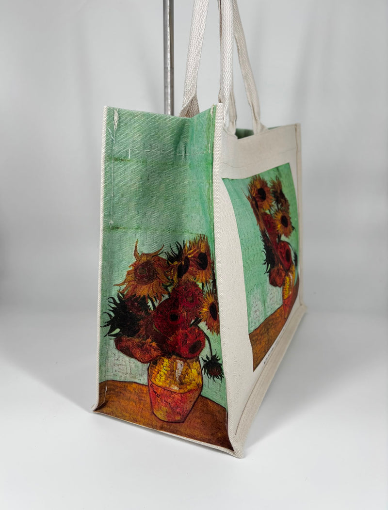 Borsa Shopper in Tela "Sunflower" – Ispirazione Van Gogh