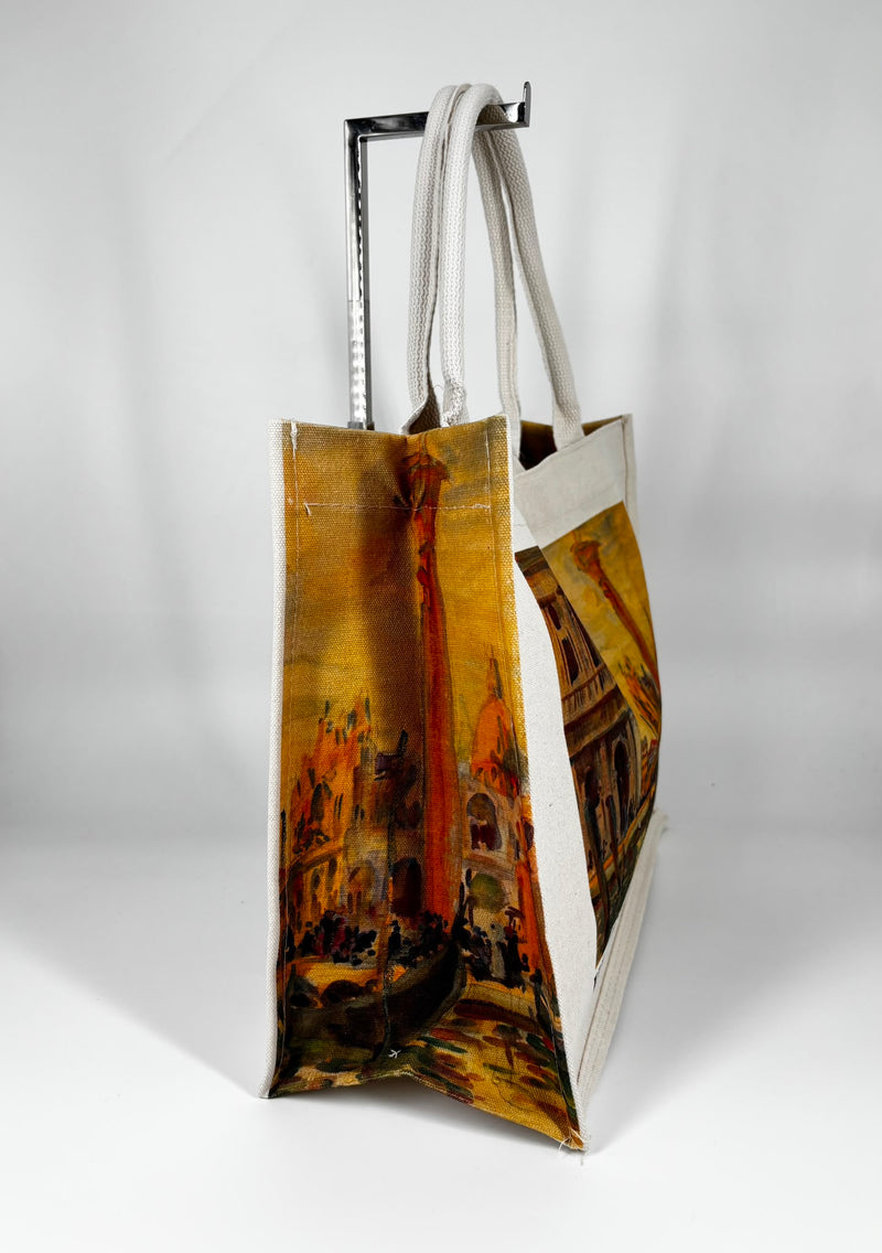 Borsa Shopper in Tela Venice Water City