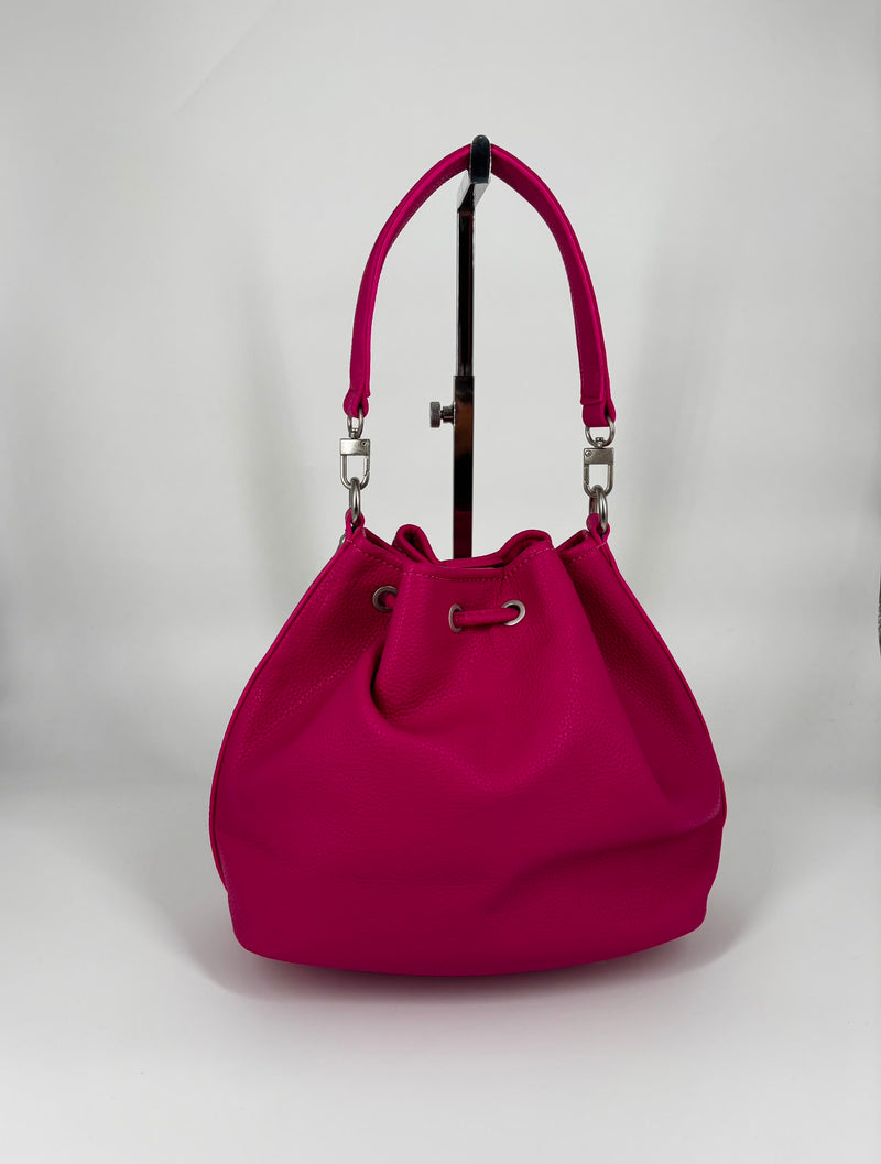 Borsa a Secchiello in ecopelle – Fucsia