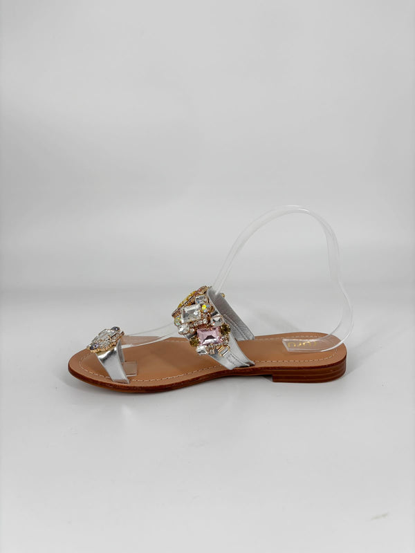 Sandalo Gioiello multicolore - Argento