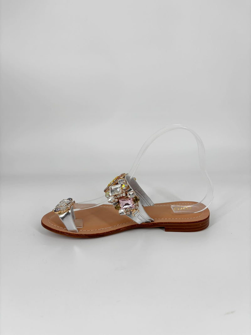 Sandalo Gioiello multicolore - Argento