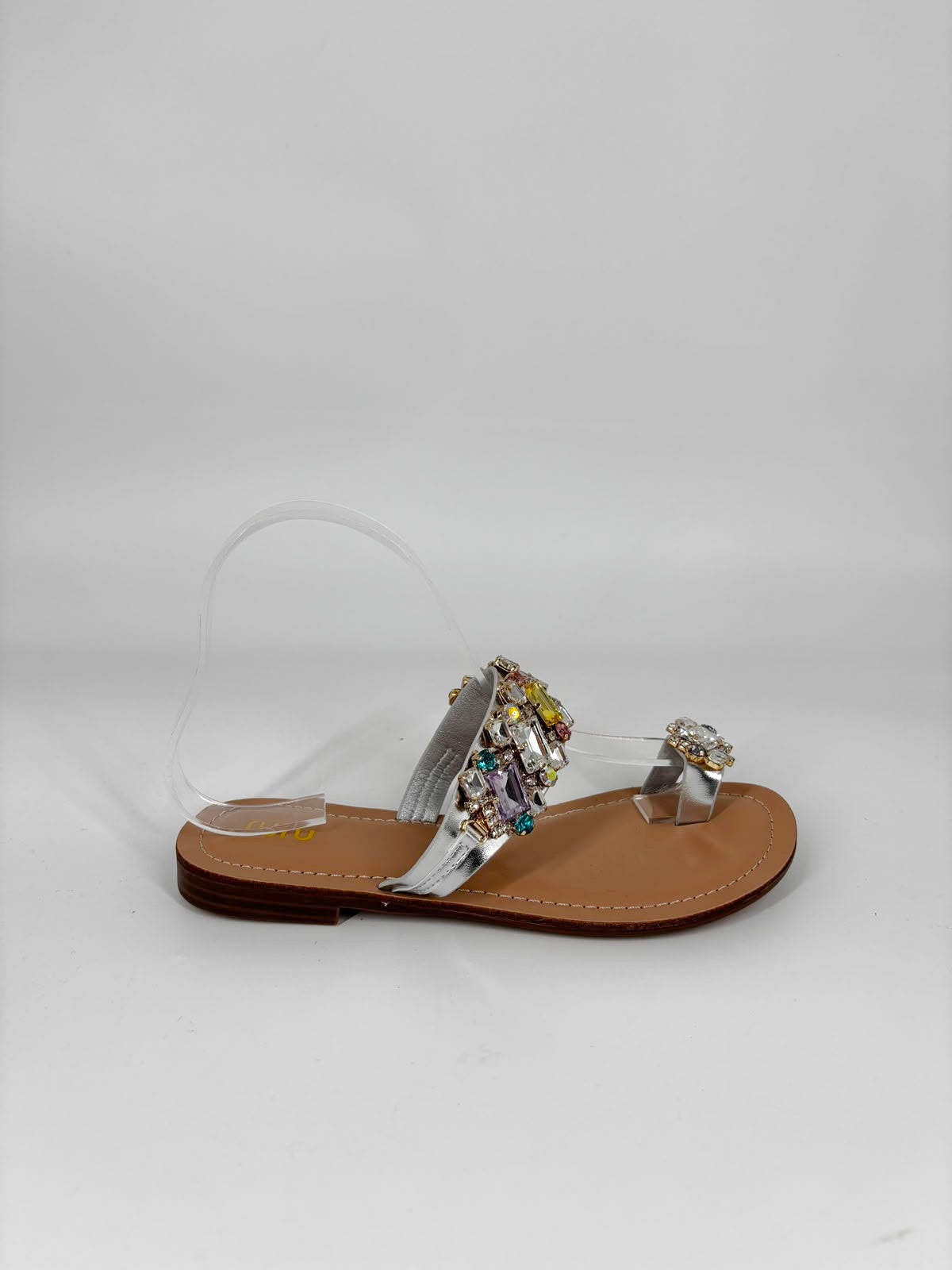 Sandalo Gioiello multicolore - Argento