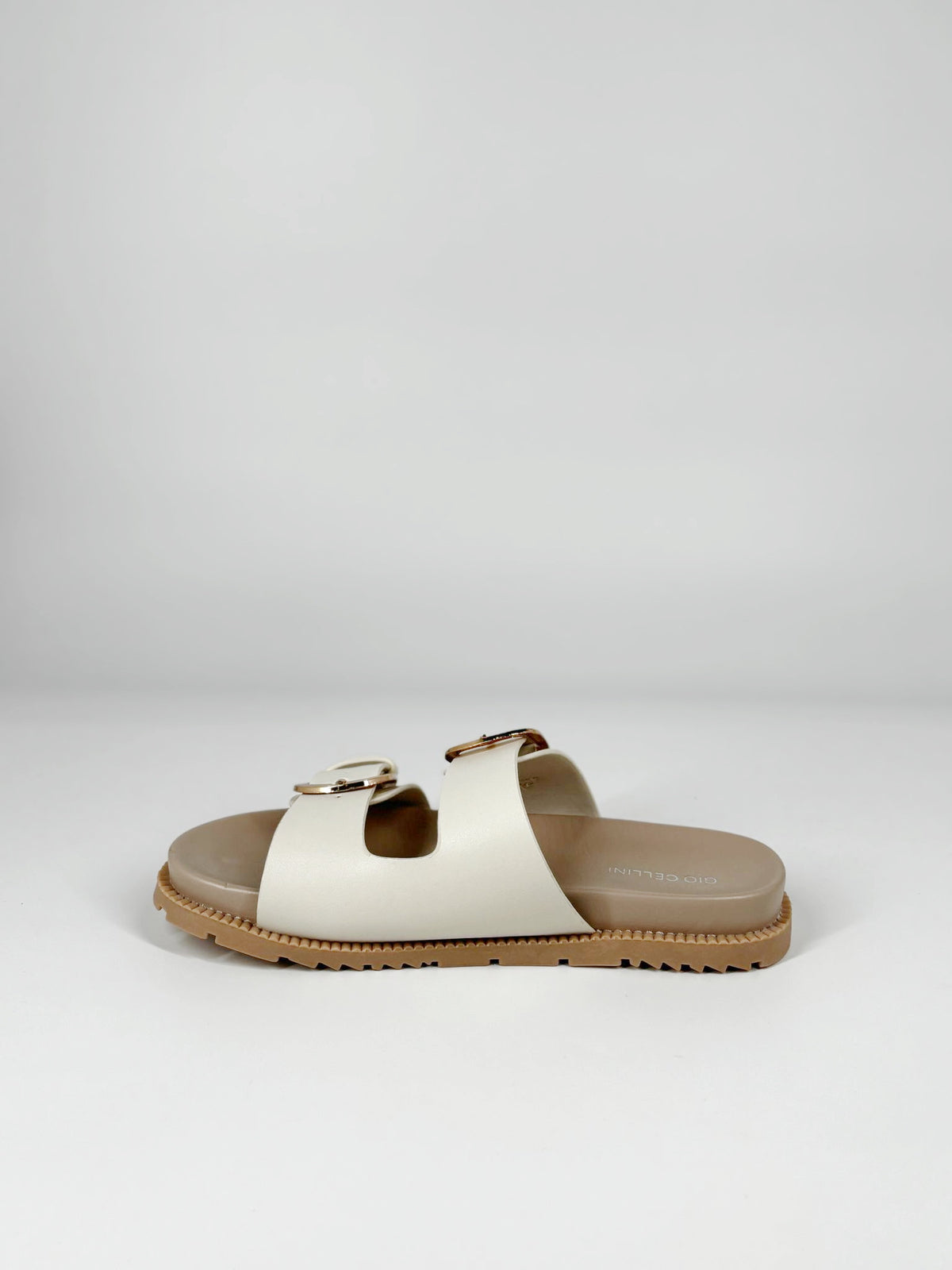 Sandalo Gio Cellini doppia fascia – Bianco