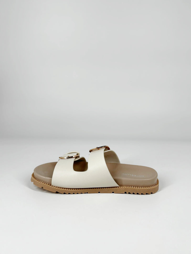 Sandalo Gio Cellini doppia fascia – Bianco