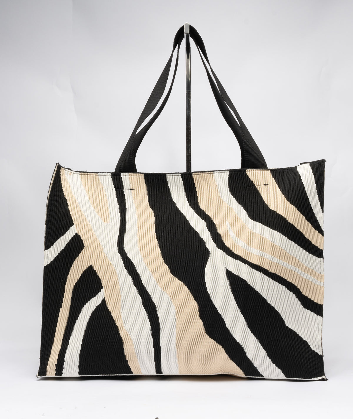 Borsa in tela Multicolor - Nera