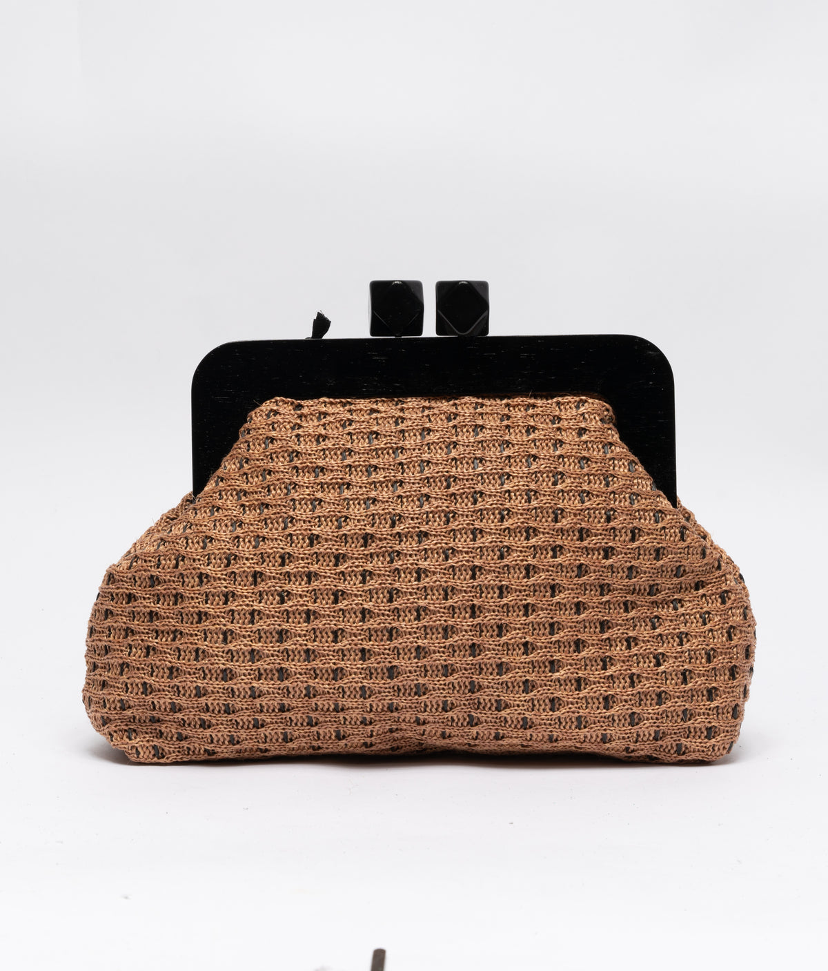 Pochette in tessuto - Marrone