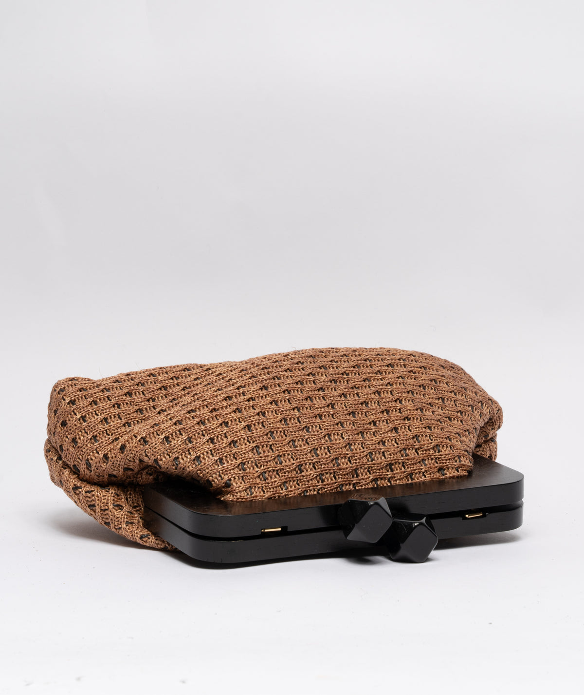Pochette in tessuto - Marrone