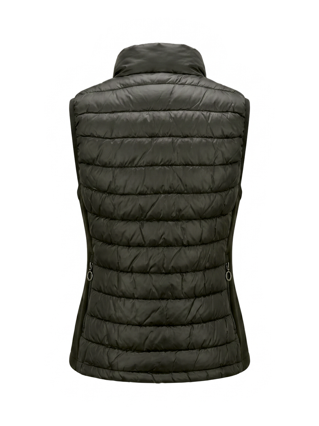 Gilet imbottito verde scuro extra slim in nylon