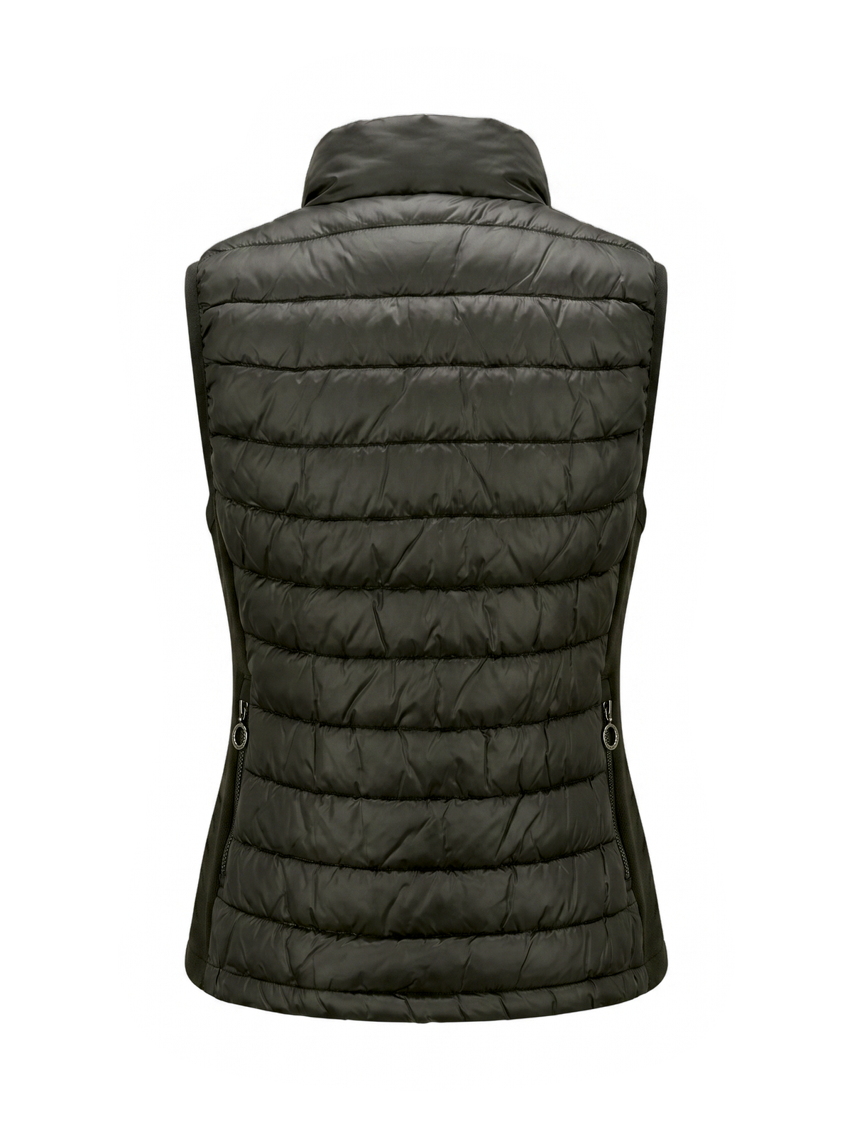 Gilet imbottito verde scuro extra slim in nylon
