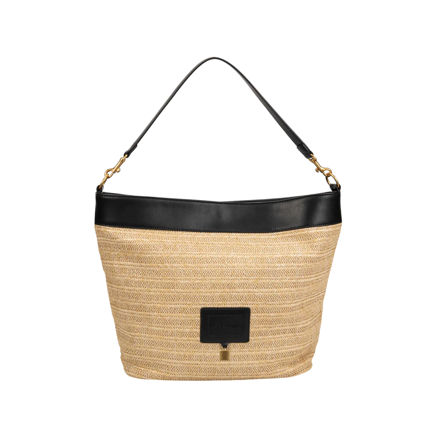 Secchiello in rafia Giò Cellini - Nero