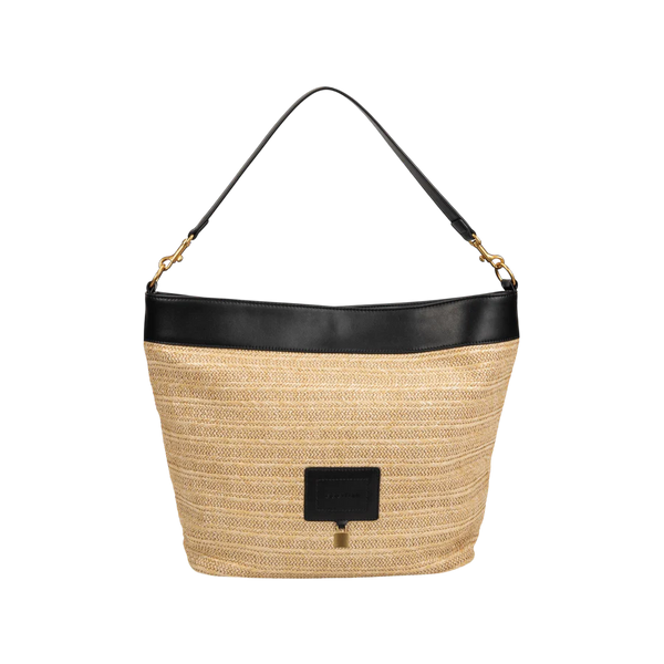 Secchiello in rafia Giò Cellini - Nero