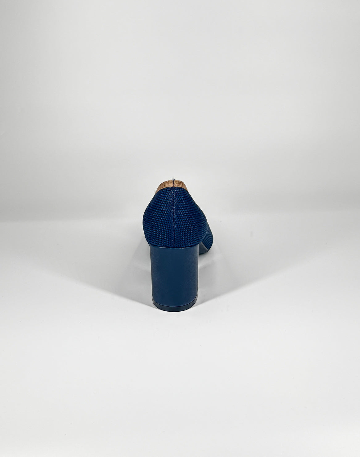Décolleté a punta con tacco largo - Blu