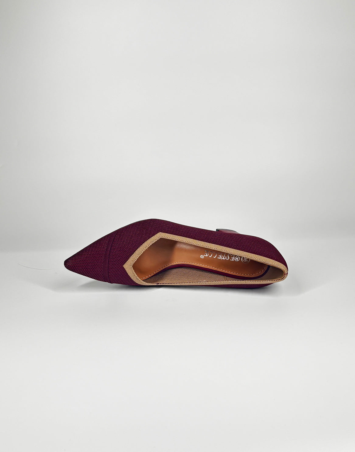 Décolleté a punta con tacco largo - Bordeaux