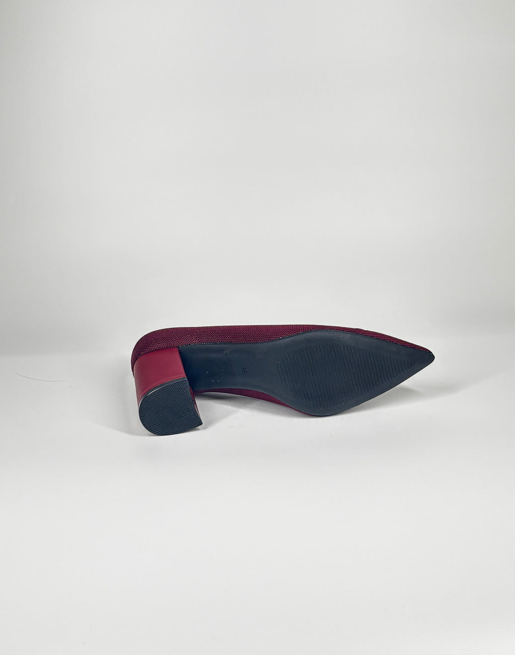 Décolleté a punta con tacco largo - Bordeaux