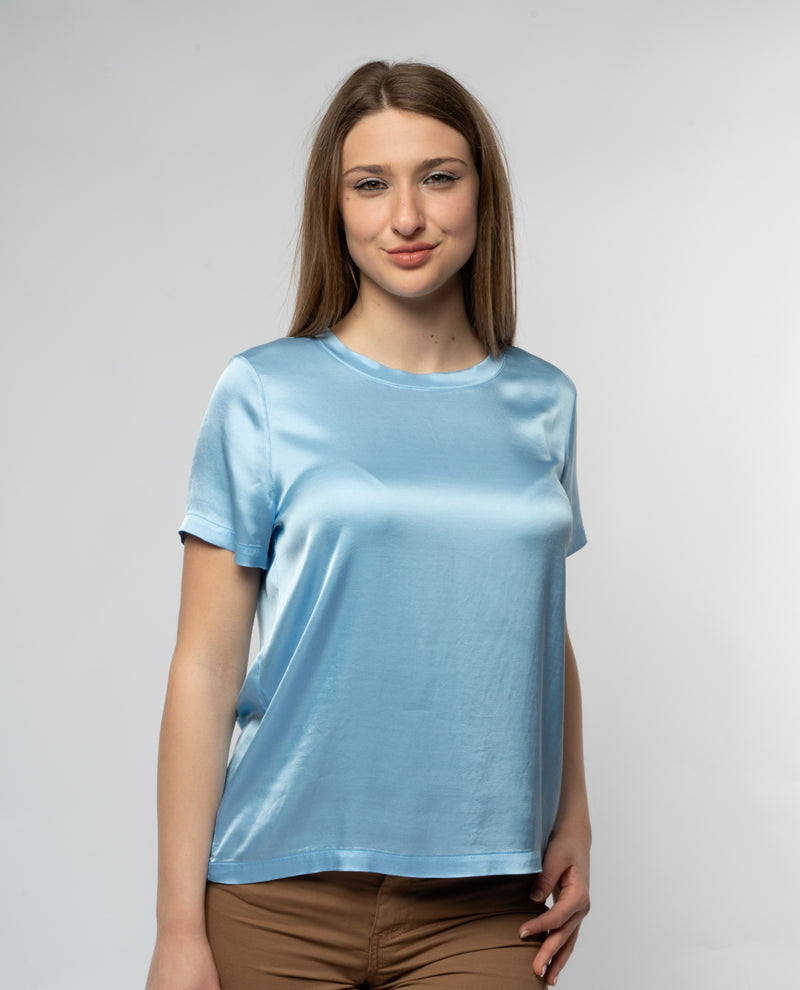 immagine-1-sstore-blusa-mezze-maniche-viscosa-effetto-raso-celeste-camicie-e-bluse-wo22497v39_celeste