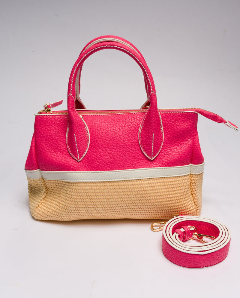 immagine-1-sstore-borsa-doppio-manico-e-ecopelle-bicolor-e-tessuto-paglia-intrecciata-con-tracolla-fuxia-borse-pf468_fuxia