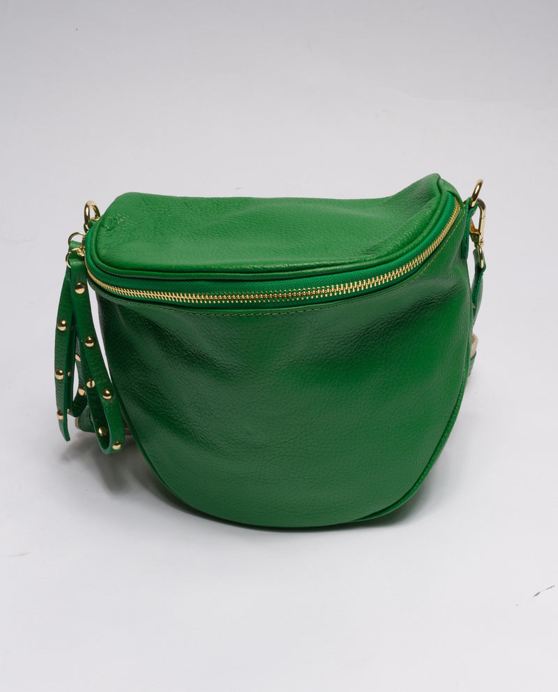 immagine-1-sstore-borsa-in-vera-pelle-con-borchie-dorate-modello-marsupio-verde-borse-98030_verde