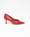 RED | Decolletè a punta in ecopelle liscia kitten heels