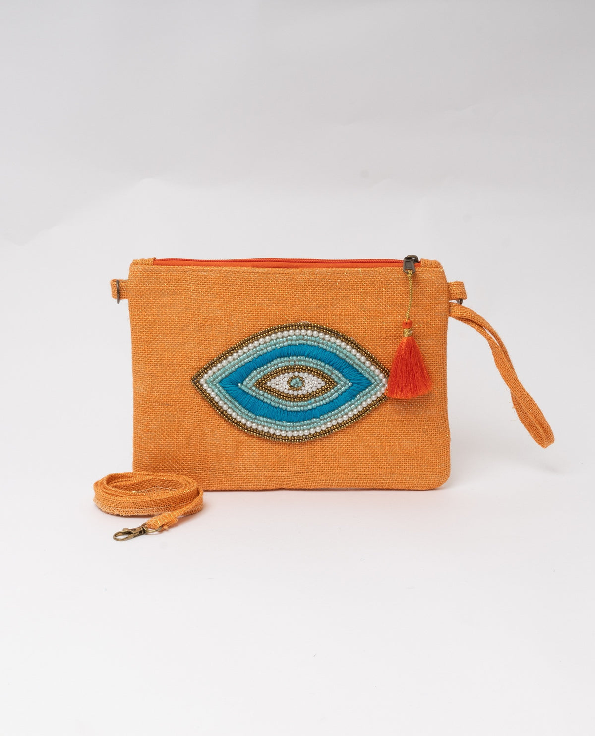 immagine-1-sstore-pochette-in-canapa-lurex-con-applicazione-occhio-di-perline-orange-borse-ksly900p_orange