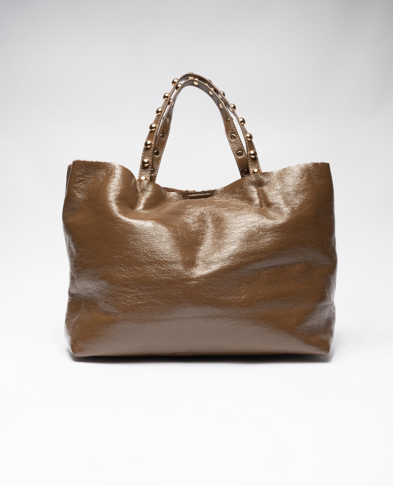 immagine-1-sstore-shopping-bag-in-ecomontone-rovesciato-effetto-vernice-con-borchie-brown-borse-pf671_brown