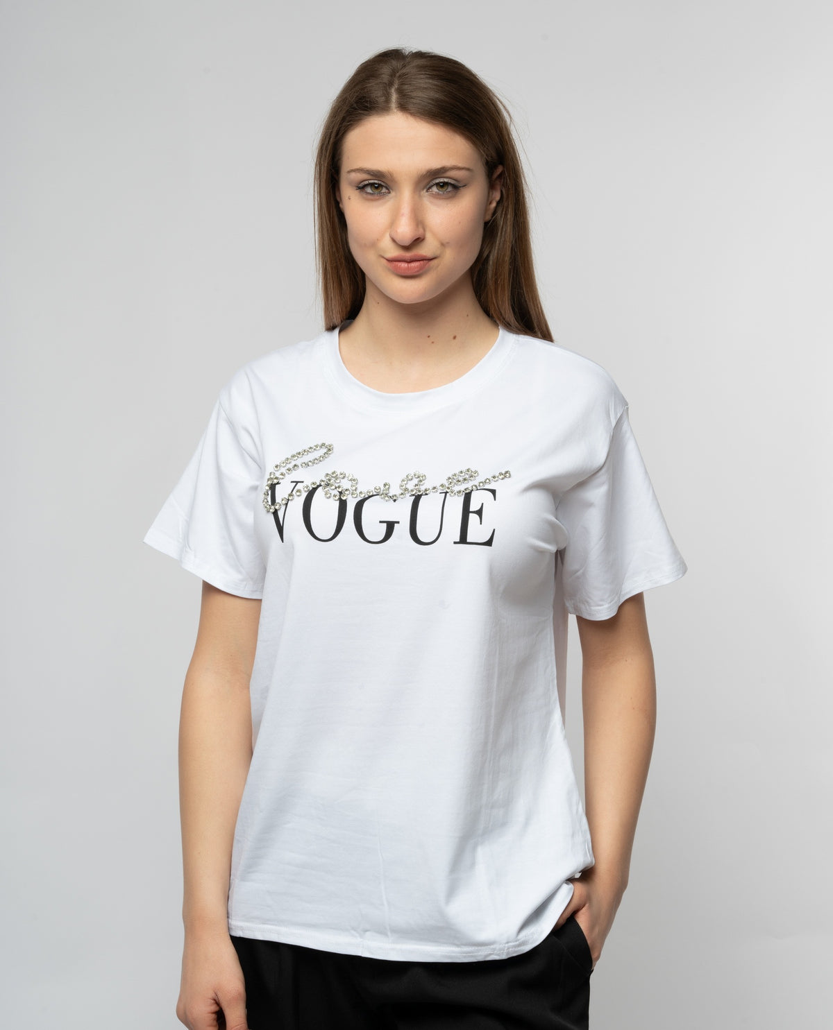 immagine-1-sstore-t-shirt-girocollo-mezza-manica-con-scritta-e-applicazione-di-strass-bianco-t-shirt-top-s-149_bianco