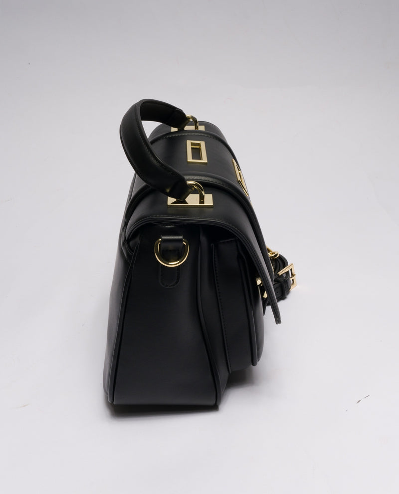 immagine-2-gio-cellini-borsa-a-mano-con-tracolla-gio-cellini-charlie-eyelet-in-ecopelle-liscia-nero-borse-ll006_nero