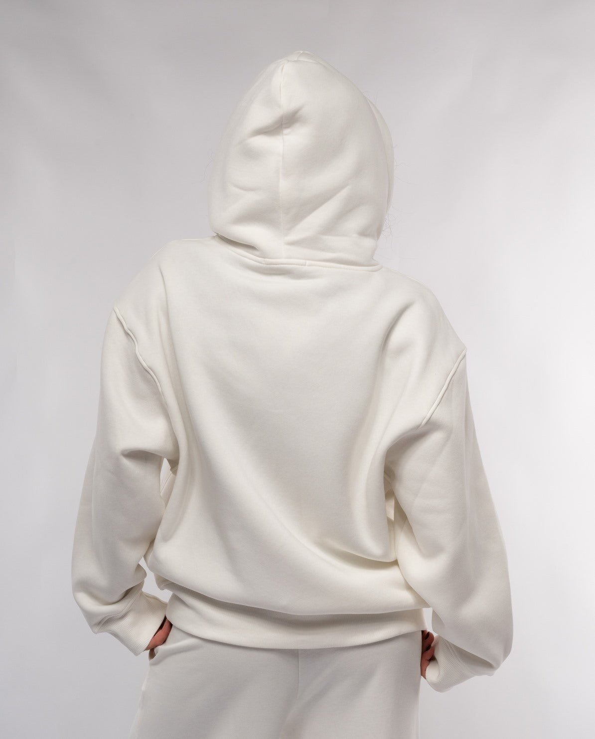 Felpa classica con cappuccio e zip in misto cotone - Grigio mélange - Donna Felpa classica con cappuccio e zip in misto cotone - Grigio mélange - Donna