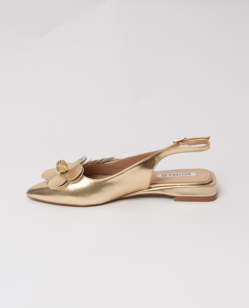 immagine-2-sstore-ballerine-slingback-a-punta-in-ecopelle-con-fiore-e-petali-gold-ballerine-9592_gold