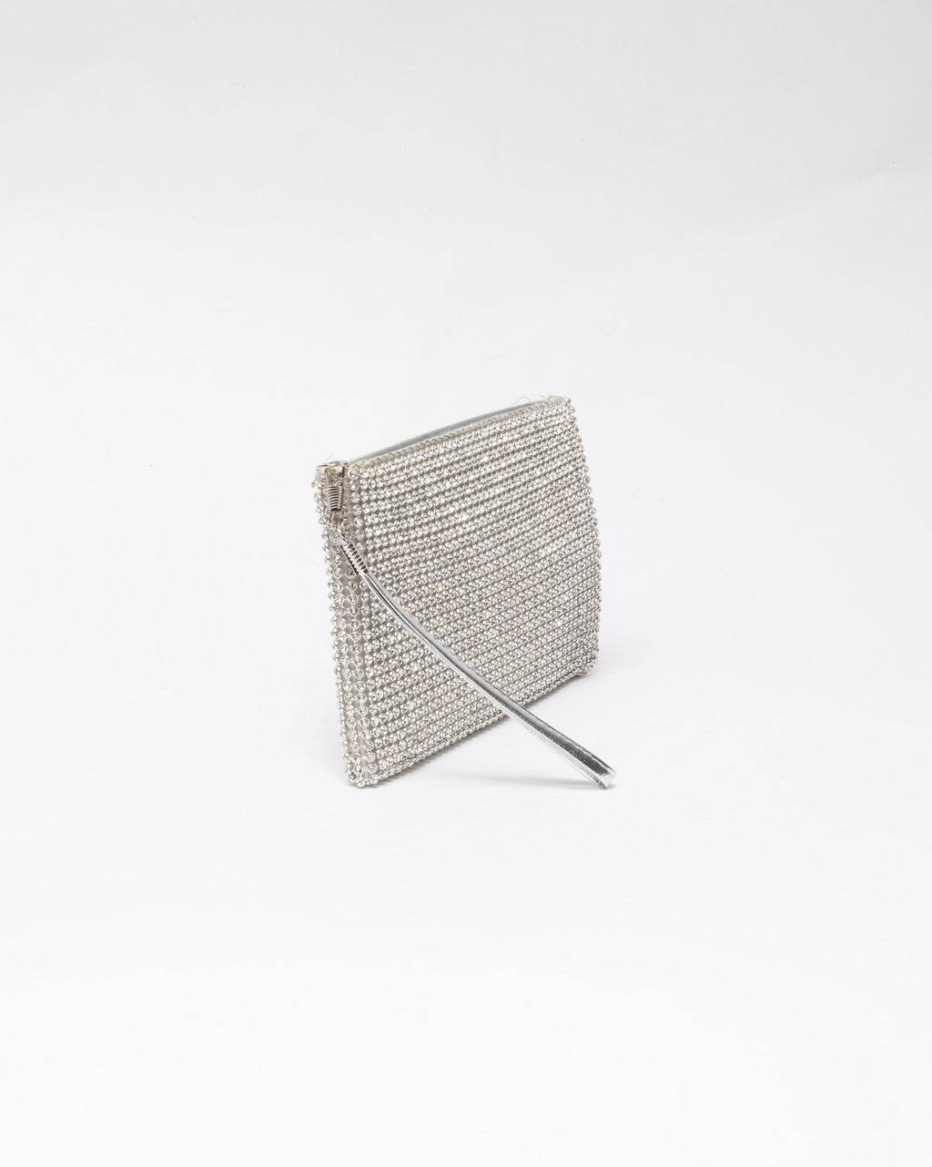SILVER | Pochette strass all over - ORO