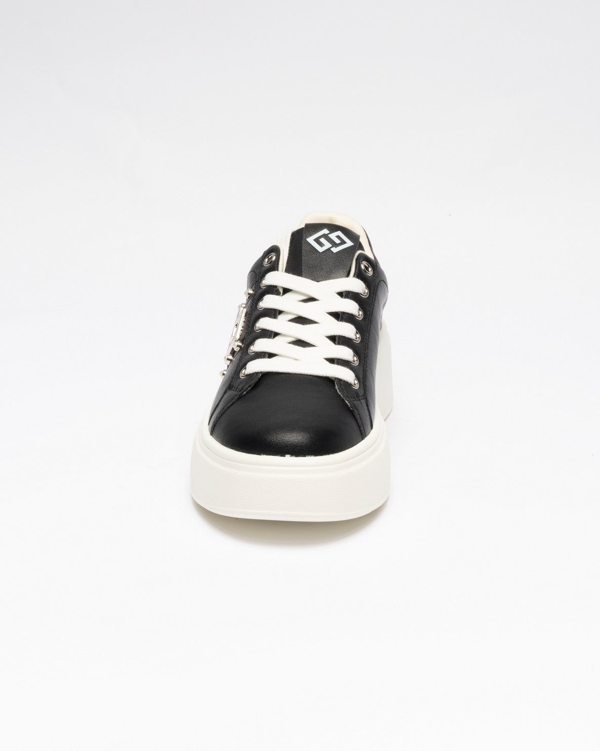 immagine-3-gold-gold-sneackers-gold-gold-punta-tonda-in-ecopelle-logo-laterale-con-perline-nero-sneakers-gb881_nero