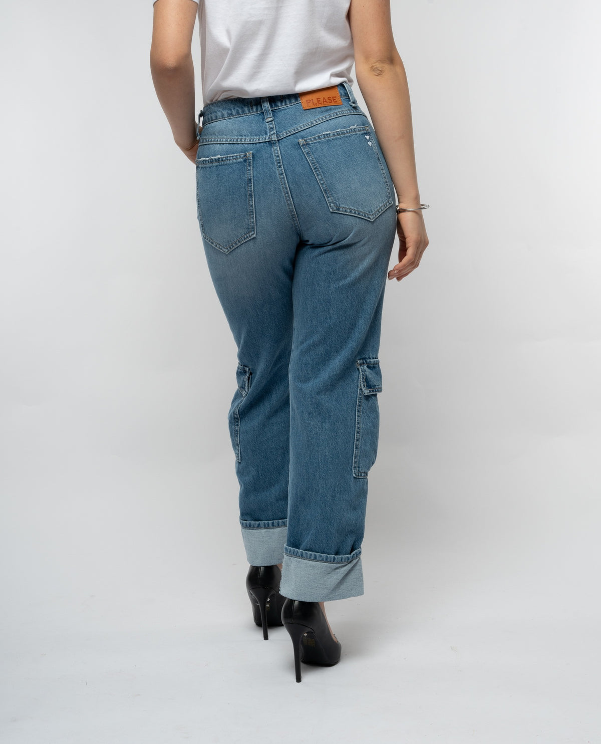 immagine-3-please-jeans-cargo-please-straight-leg-destressed-con-strappi-blu-denim-jeans-p2tsciqnli_blu-denim